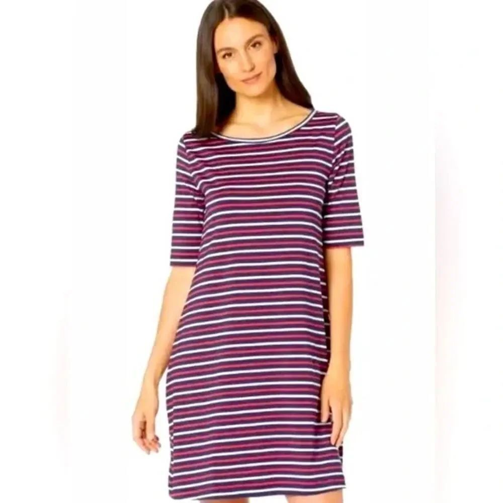 Vineyard Vines Striped Sankaty Swing Dress Small